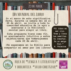 Lee más sobre el artículo 23 de abril – Día Mundial del Libro