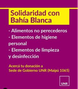 Lee más sobre el artículo Solidaridad con Bahía Blanca