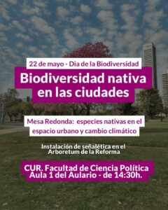 Lee más sobre el artículo 22 de mayo – Día de la Biodiversidad. Biodiversidad en las ciudades
