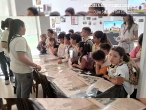 Lee más sobre el artículo Visita de la Escuela 6063 a la muestra que la escuela presenta en el Museo Municipal.