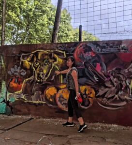 Lee más sobre el artículo Estudiantes de 5to. año visitaron el encuentro de muralistas.