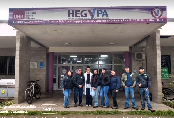 Lee más sobre el artículo Estudiantes de 6to año visitaron la Facultad de Cs. Veterinarias.