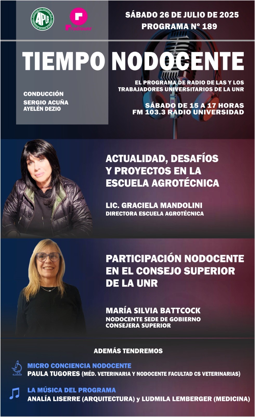 Lee más sobre el artículo Entrevista a la Directora Graciela Mandolini en Radio Universidad
