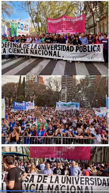 Lee más sobre el artículo Nuestra escuela formó parte de la Marcha Federal Universitaria