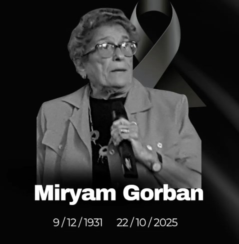 Lee más sobre el artículo Fallecimiento de Miryam Gorban