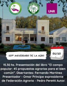 Lee más sobre el artículo Presentación libro: “El campo popular: 45 propuestas agrarias para el bien común”
