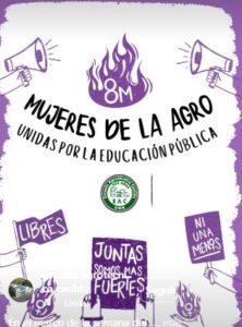 Lee más sobre el artículo Semana del 8M, trabajos que realizan las mujeres de la Agro.