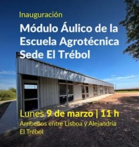 Lee más sobre el artículo Inauguración Módulo Áulico en la sede de El Trébol.