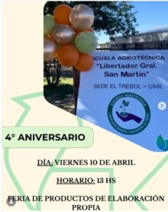Lee más sobre el artículo El 10 de abril celebramos los 4 años de nuestra sede con una Gran Feria.