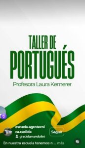 Lee más sobre el artículo Taller de Portugués en la Agro.