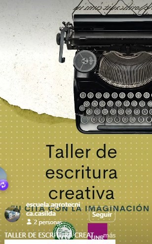 Lee más sobre el artículo Taller de Escritura Creativa en la Agro.