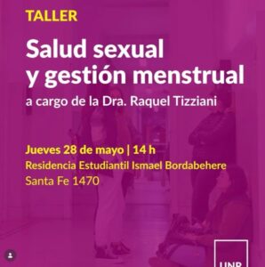 Lee más sobre el artículo Taller de salud sexual y gestión menstrual.