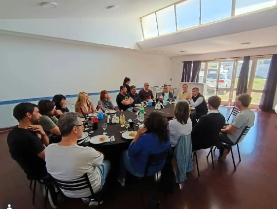 Lee más sobre el artículo Almuerzo de trabajo en Banco Credicoop Casilda.