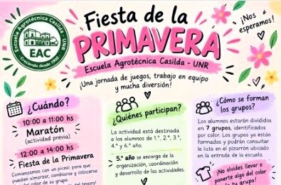 Lee más sobre el artículo Se viene la Fiesta de la Primavera en nuestra Escuela.