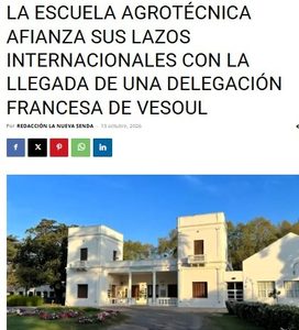 Lee más sobre el artículo Repercusión mediática por la llegada de la delegación francesa a nuestra escuela.